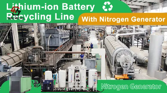 Waste Power Battery Lithium-Ion Laptop Battery Recycling Machine